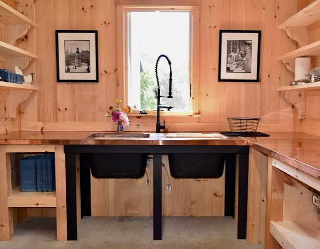 Barn conversion kitchen